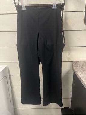 Talbots Hollywood Black Wide-Leg Side Zip Pants